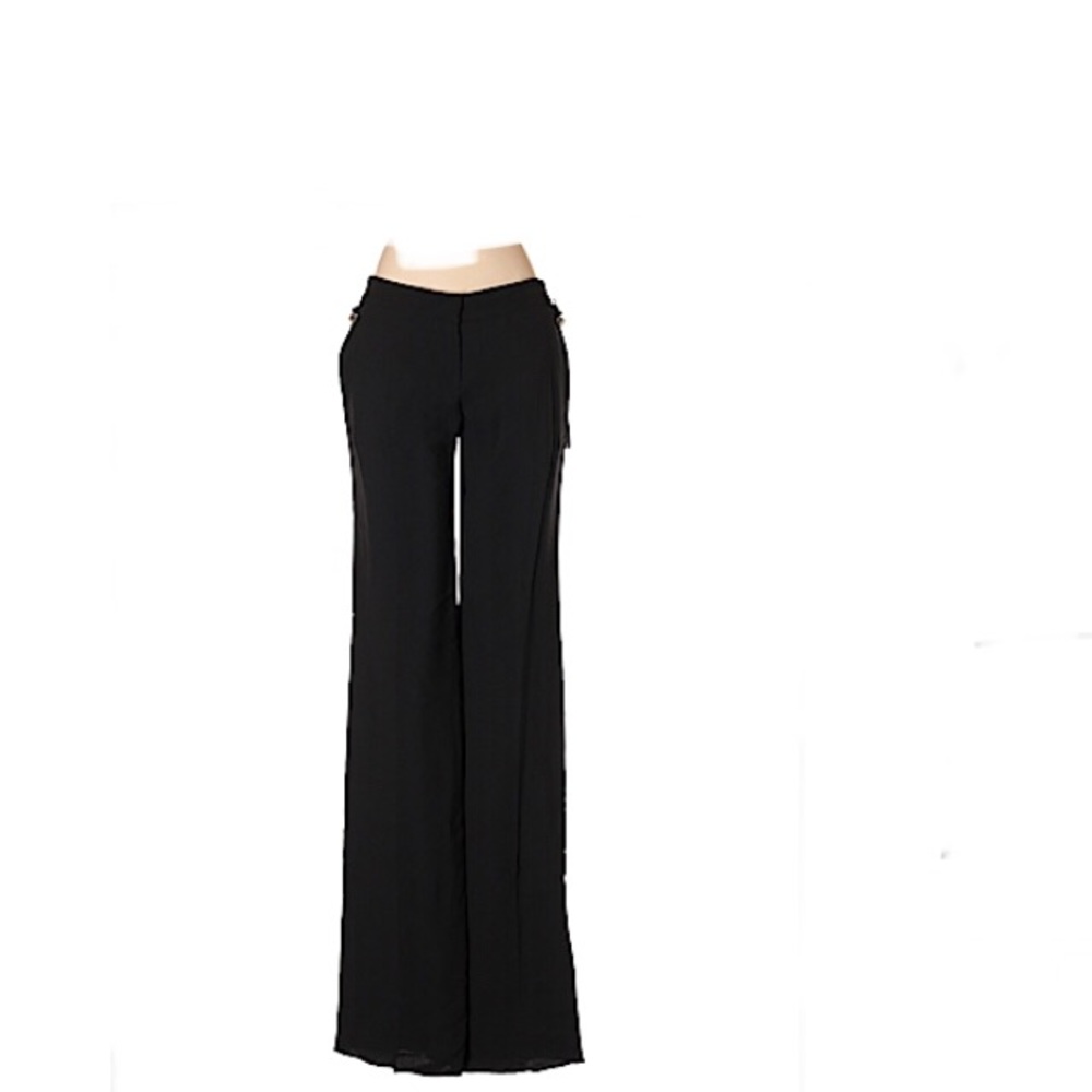 Versace Black Viscose Pants